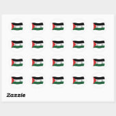 Autocollant du drapeau de l'Autorité palestinienne (Feuille)