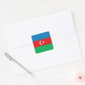 Autocollant du drapeau de l'Azerbaïdjan (Enveloppe)
