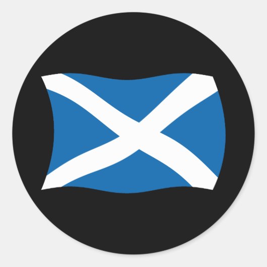 Autocollant du drapeau de l'Écosse (Devant)