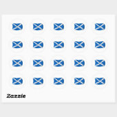 Autocollant du drapeau de l'Écosse (Feuille)