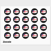 Autocollant du drapeau de l'Église épiscopale des (Feuille)