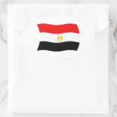 Autocollant du drapeau de l'Égypte (Sac)