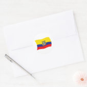 Autocollant du drapeau de l'Équateur (Enveloppe)