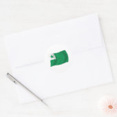 Autocollant du drapeau de l'espéranto (Enveloppe)