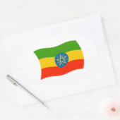 Autocollant du drapeau de l'Éthiopie (Enveloppe)