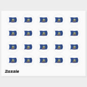 Autocollant du drapeau de l'Idaho (Feuille)