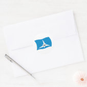 Autocollant du drapeau de l'ido (Enveloppe)