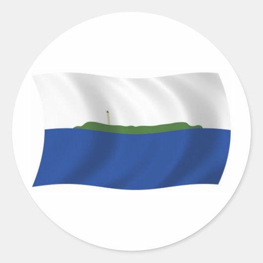Autocollant du drapeau de l'île de Navassa (Devant)