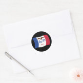 Autocollant du drapeau de l'Iowa (Enveloppe)