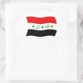 Autocollant du drapeau de l'Irak (Sac)