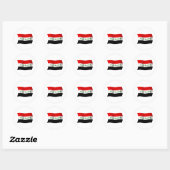 Autocollant du drapeau de l'Irak (Feuille)