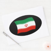 Autocollant du drapeau de l'Iran (Enveloppe)