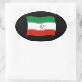 Autocollant du drapeau de l'Iran (Sac)