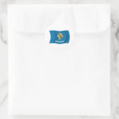 Autocollant du drapeau de l'Oklahoma (Sac)