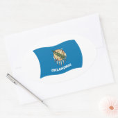 Autocollant du drapeau de l'Oklahoma (Enveloppe)