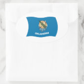 Autocollant du drapeau de l'Oklahoma (Sac)