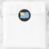 Autocollant du drapeau de l'Uruguay (Sac)