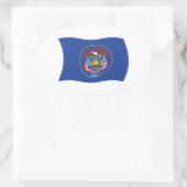Autocollant du drapeau de l'Utah (Sac)