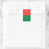 Autocollant du drapeau de Madagascar (Sac)