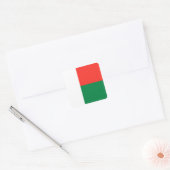 Autocollant du drapeau de Madagascar (Enveloppe)