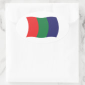 Autocollant du drapeau de Mars (Sac)