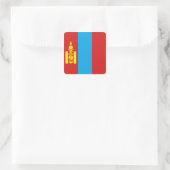 Autocollant du drapeau de Mongolie (Sac)