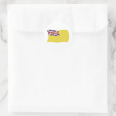 Autocollant du drapeau de Nioué (Sac)