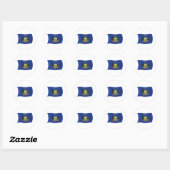 Autocollant du drapeau de Pennsylvanie (Feuille)