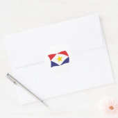 Autocollant du drapeau de Saba (Enveloppe)