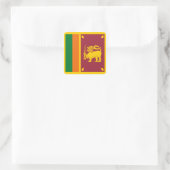 Autocollant du drapeau de Sri Lanka (Sac)