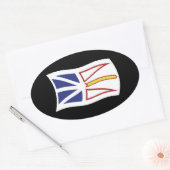 Autocollant du drapeau de Terre-Neuve-et-Labrador (Enveloppe)