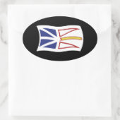 Autocollant du drapeau de Terre-Neuve-et-Labrador (Sac)