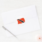 Autocollant du drapeau de Trinité-et-Tobago (Enveloppe)