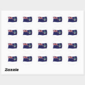 Autocollant du drapeau de Tristan da Cunha (Feuille)