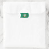 Autocollant du drapeau de Washington (Sac)