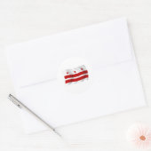 Autocollant du drapeau de Washington D.C. (Enveloppe)