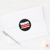 Autocollant du drapeau de Washington D.C. (Enveloppe)