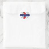 Autocollant du drapeau des Antilles néerlandaises (Sac)