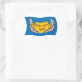 Autocollant du drapeau des Assiniboines de Fort Pe (Sac)