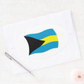 Autocollant du drapeau des Bahamas (Enveloppe)