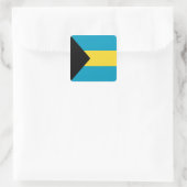 Autocollant du drapeau des Bahamas (Sac)