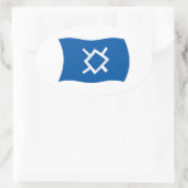 Autocollant du drapeau des Cheyennes du Nord (Sac)