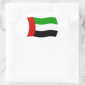 Autocollant du drapeau des Émirats arabes unis (Sac)