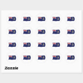 Autocollant du drapeau des îles Caïmans (Feuille)