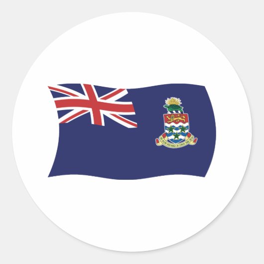 Autocollant du drapeau des îles Caïmans (Devant)