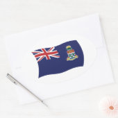 Autocollant du drapeau des îles Caïmans (Enveloppe)