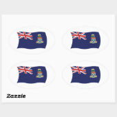 Autocollant du drapeau des îles Caïmans (Feuille)