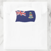 Autocollant du drapeau des îles Caïmans (Sac)