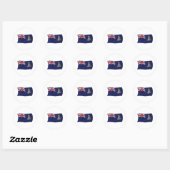 Autocollant du drapeau des îles Caïmans (Feuille)