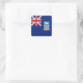 Autocollant du drapeau des îles Falkland (Sac)